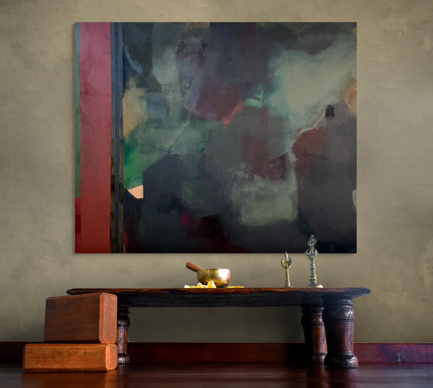 The Unknown, 56 x 70 in