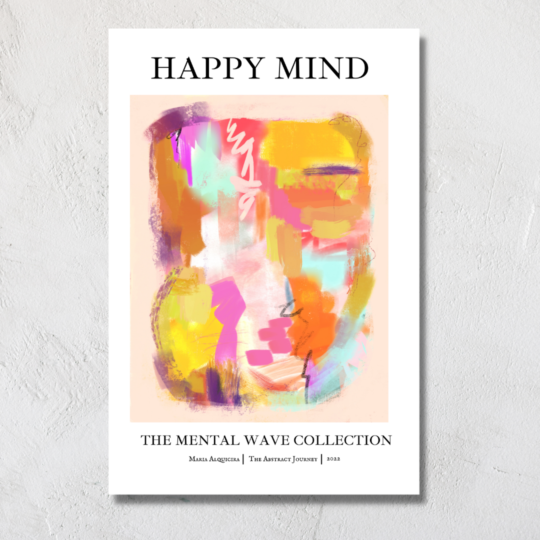 Happy Mind- Limited Fine Art Print