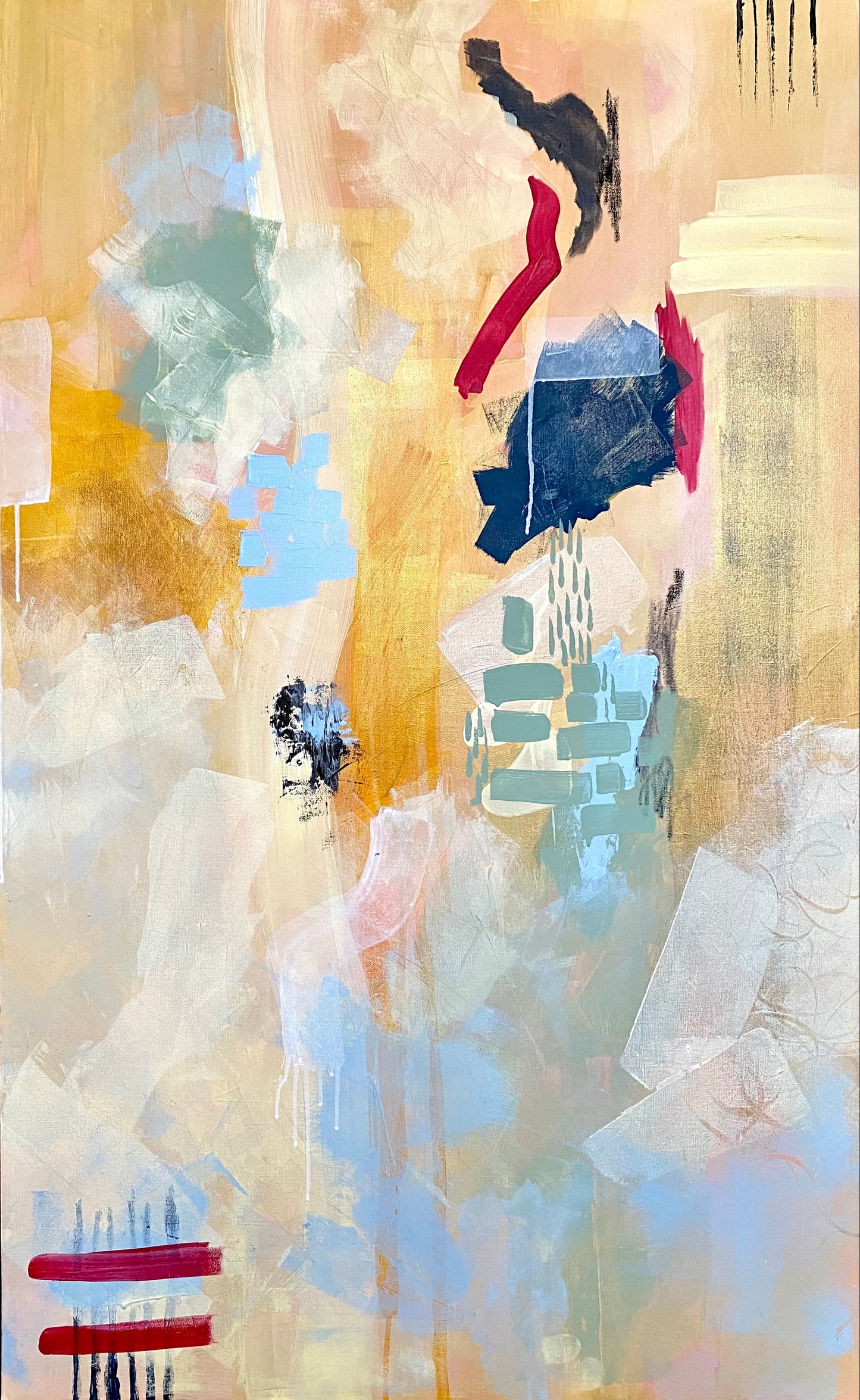 A Day in the Life: 12:00 PM, 48 × 30 in