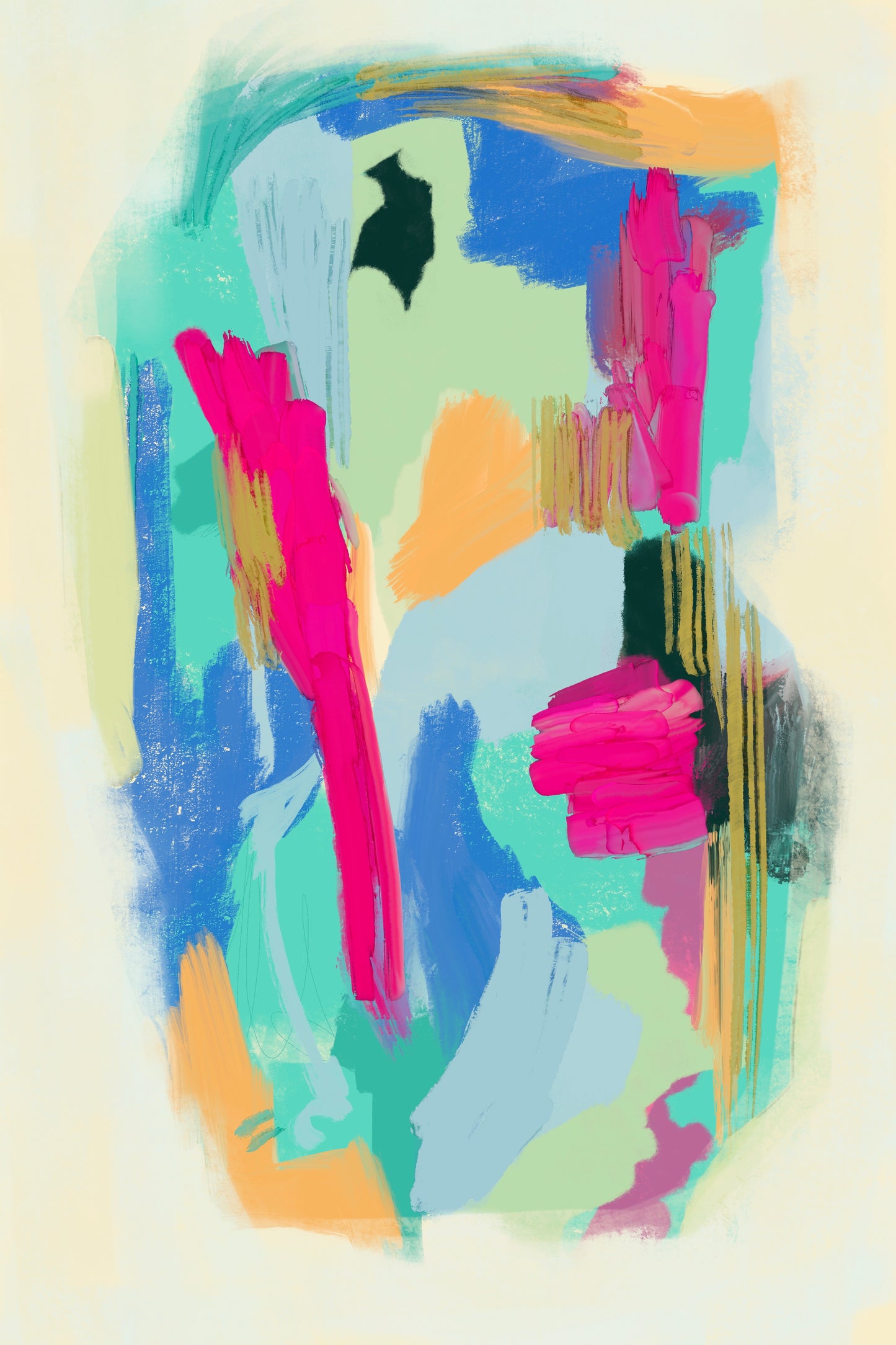 Colorful Skin 13- Limited Print with Frame