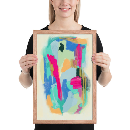 Colorful Skin 13- Limited Print with Frame