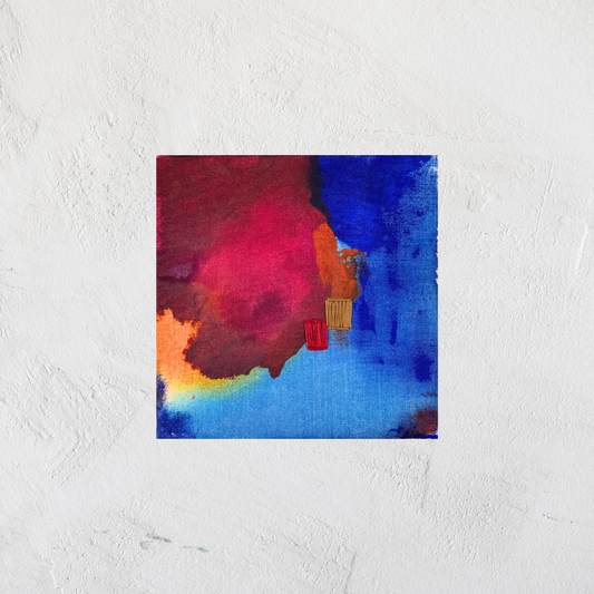 Between Stillness and Motion, 8" x 8"