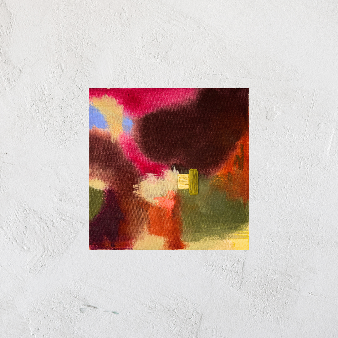 Thread of Calm, 8" x 8"