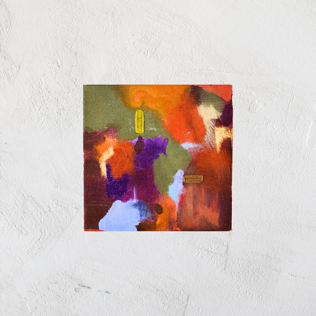 Soft Geometry, 8" x 8"