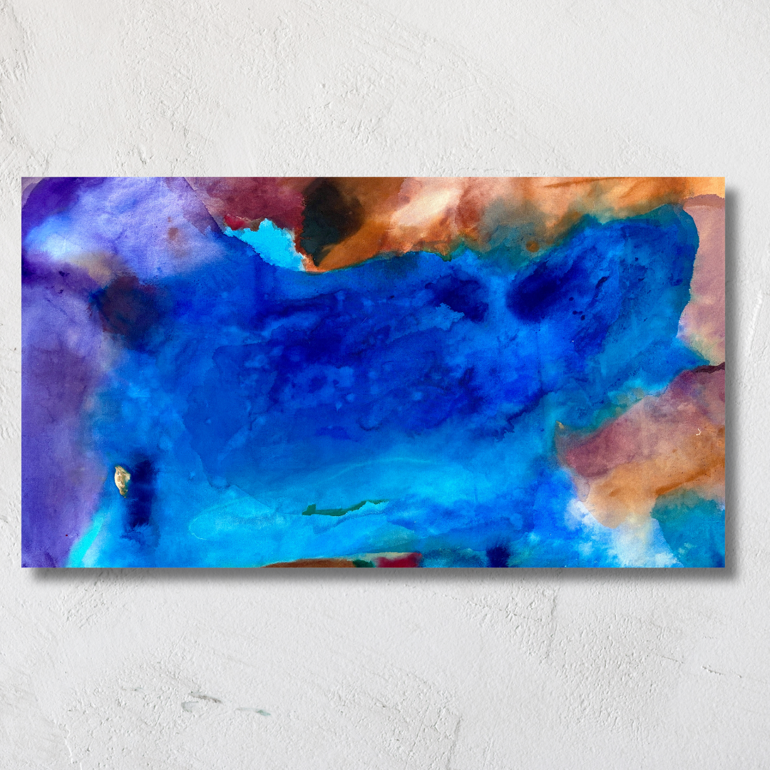 Holding the Unknown, 31 × 54 in