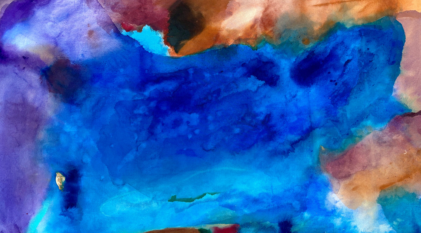 Holding the Unknown, 31 × 54 in