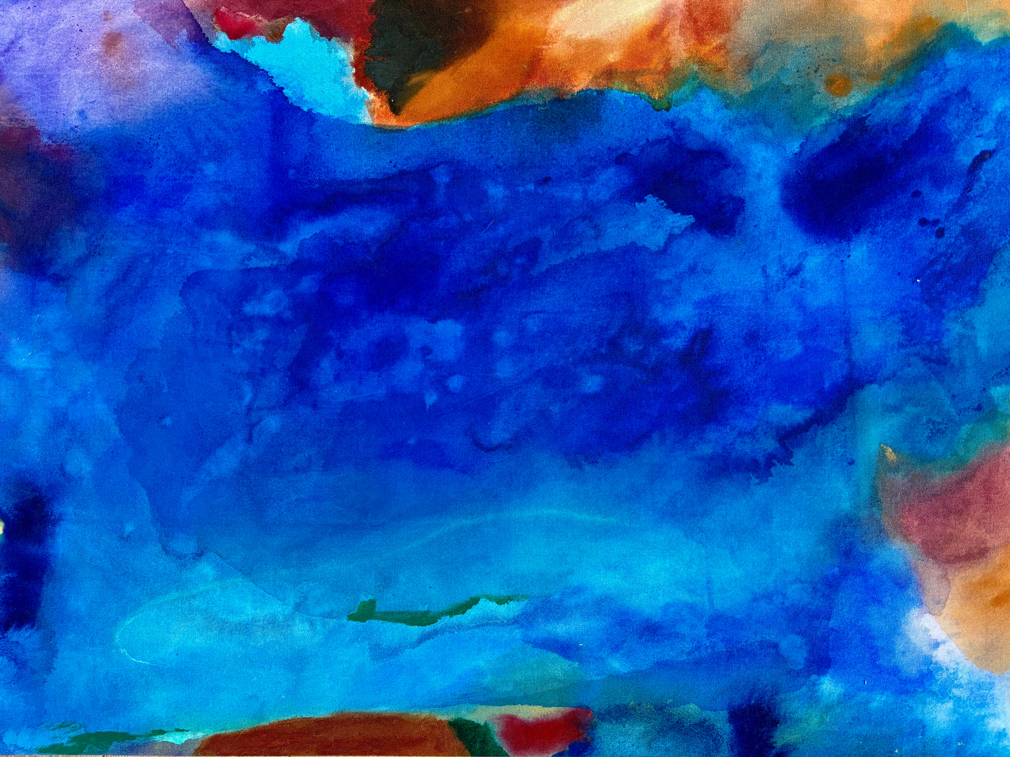 Holding the Unknown, 31 × 54 in