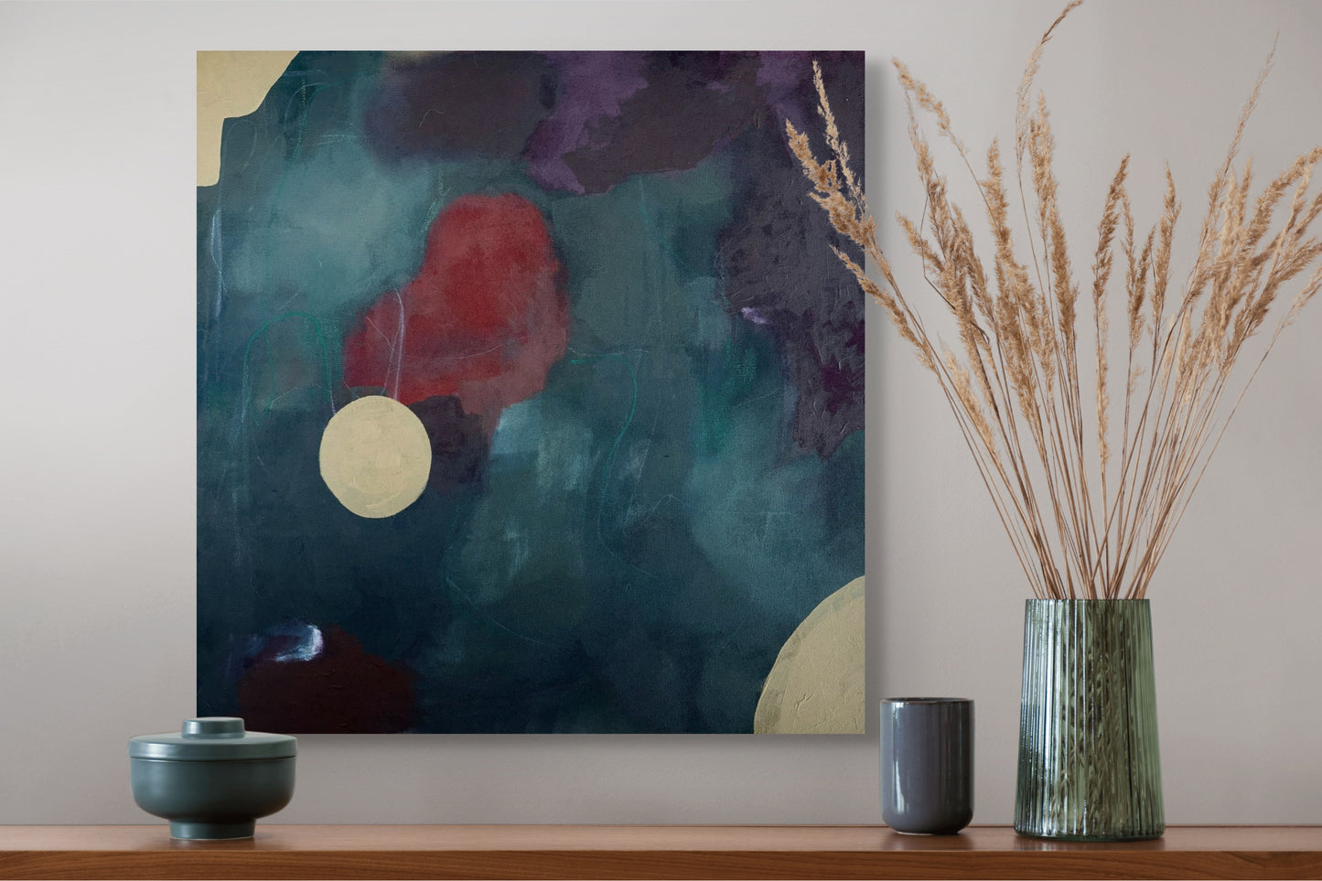 What Remains, 24 × 24 in