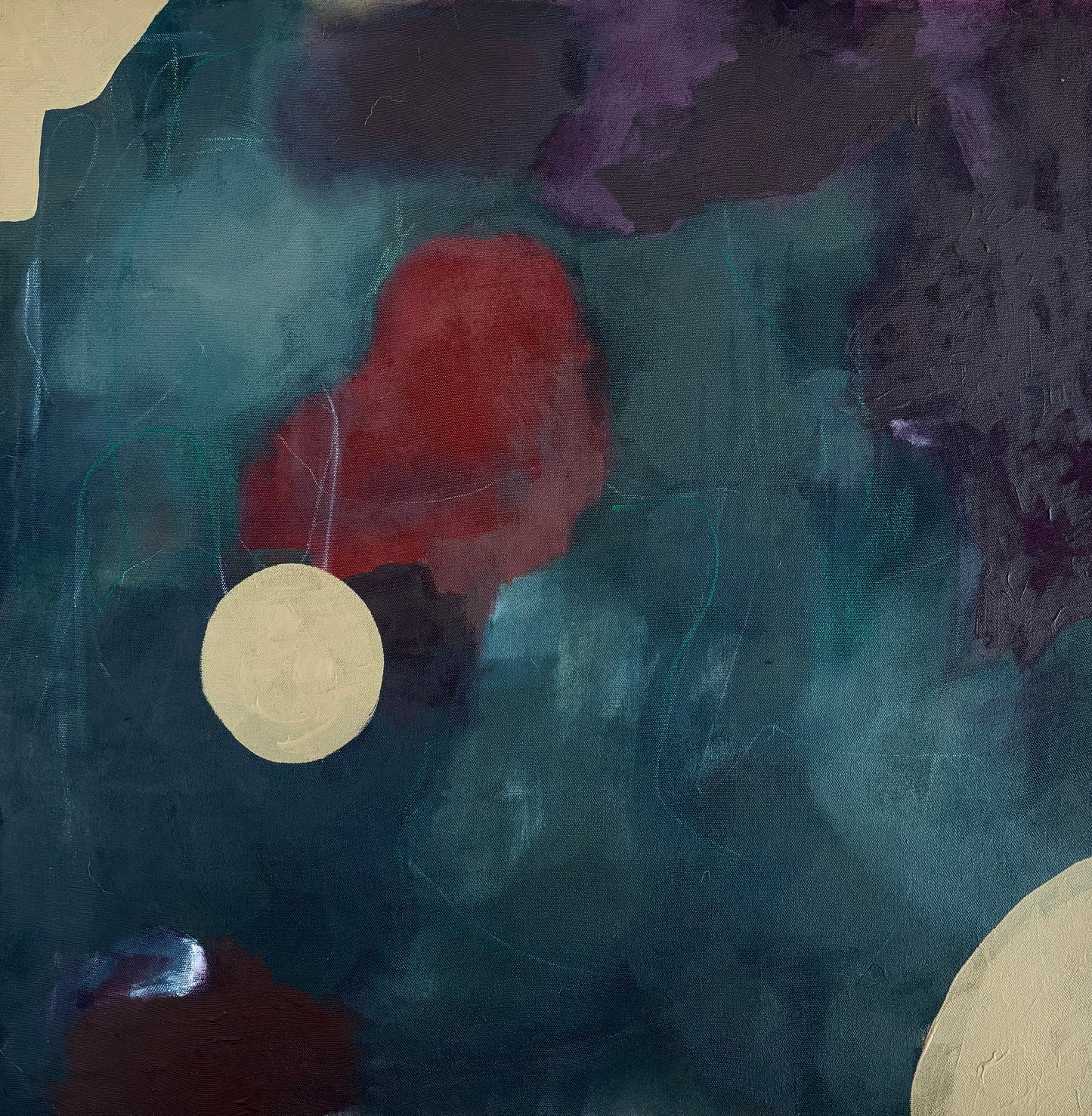 What Remains, 24 × 24 in