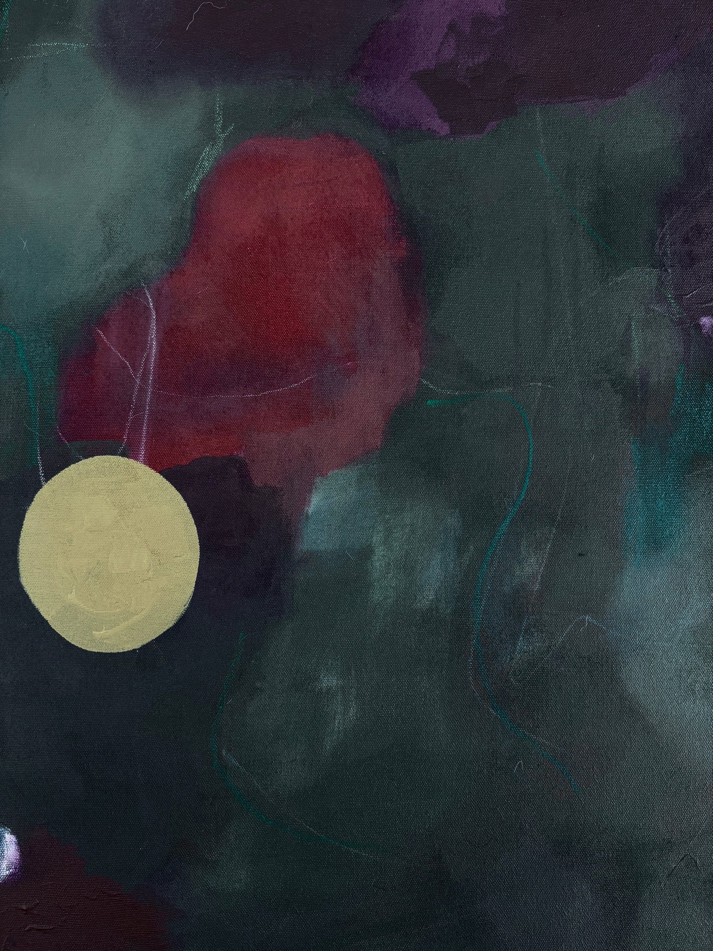 What Remains, 24 × 24 in