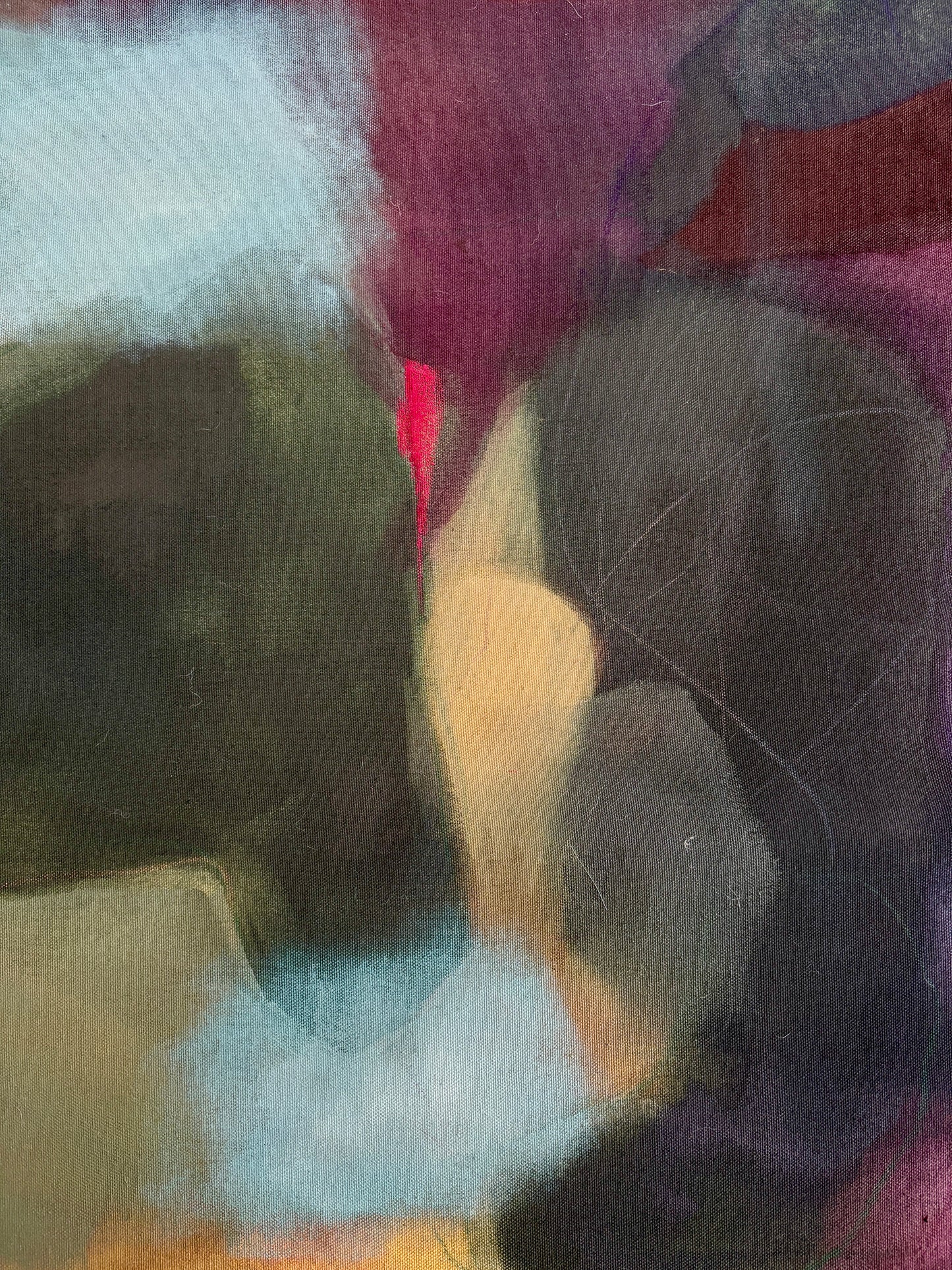 Where It Breaks, 36 × 24 in