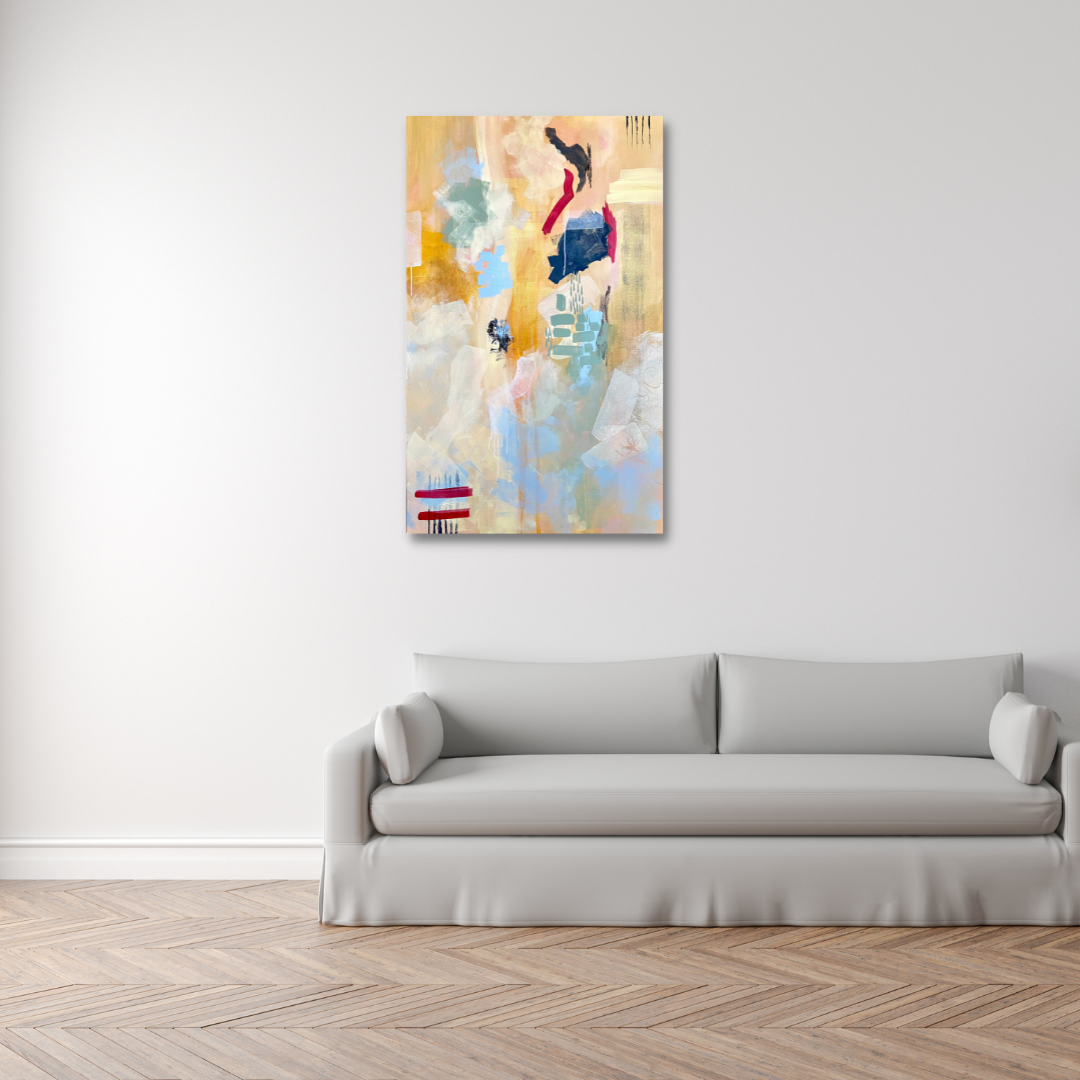 A Day In The Life: 12:00 pm, 48" x 30"