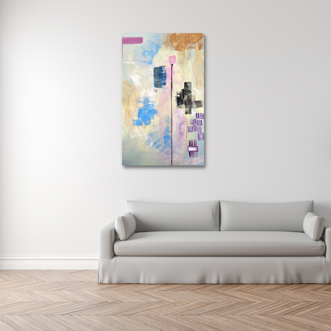 A Day In The Life: 7:00 pm, 48" x 30"