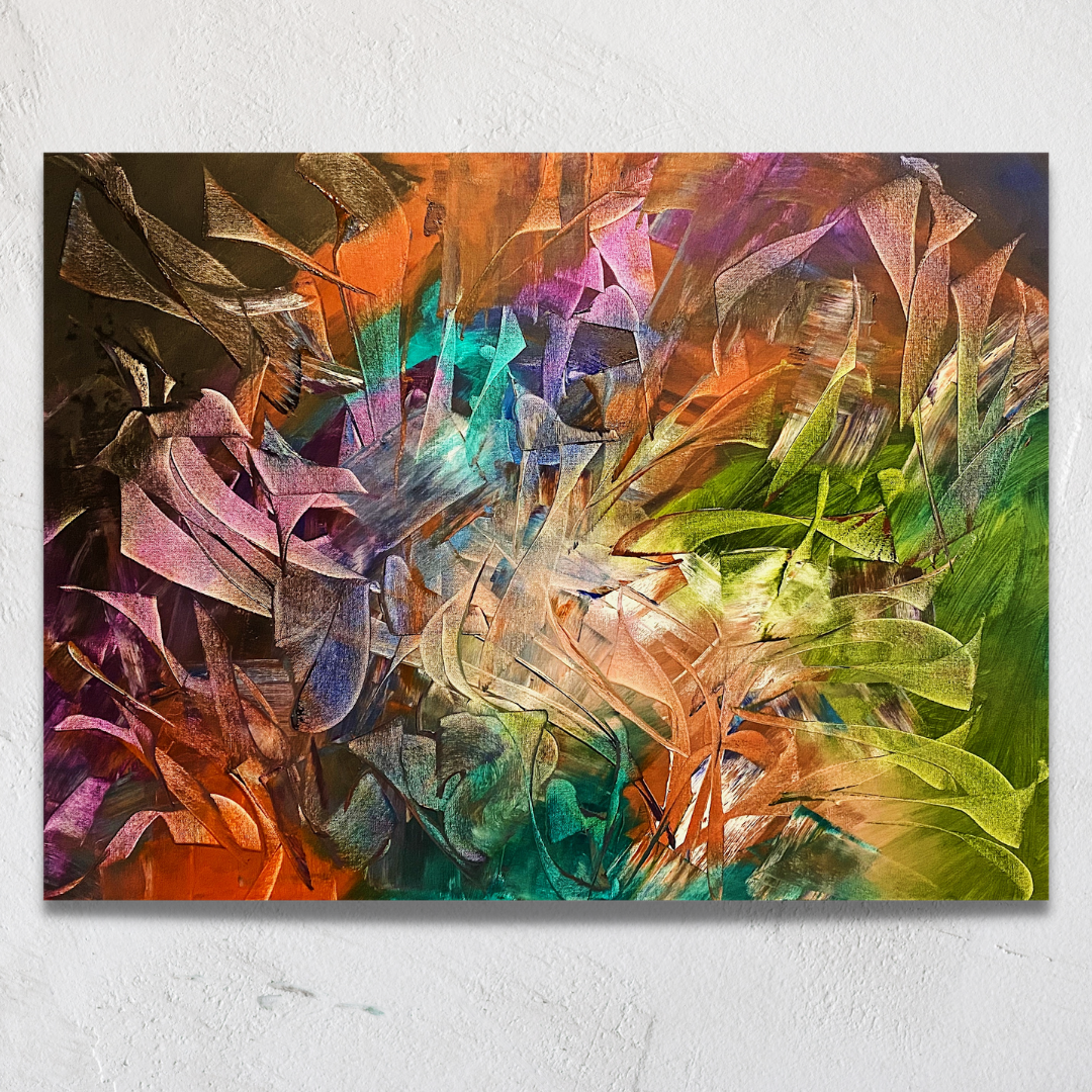 About Chaos and Creation, 40" x 30"