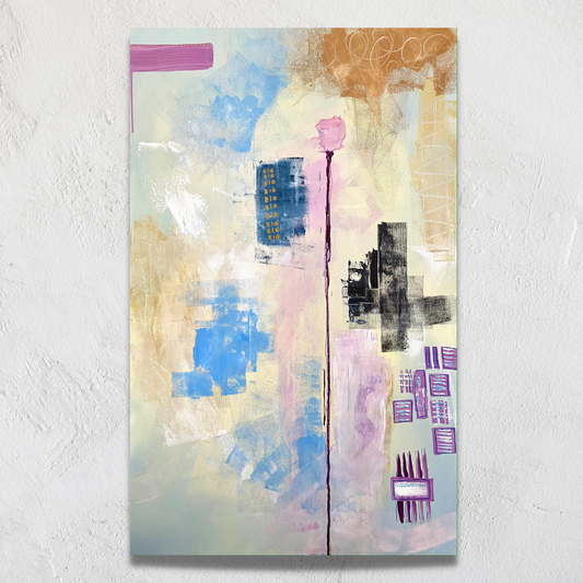 A Day In The Life: 7:00 pm, 48" x 30"