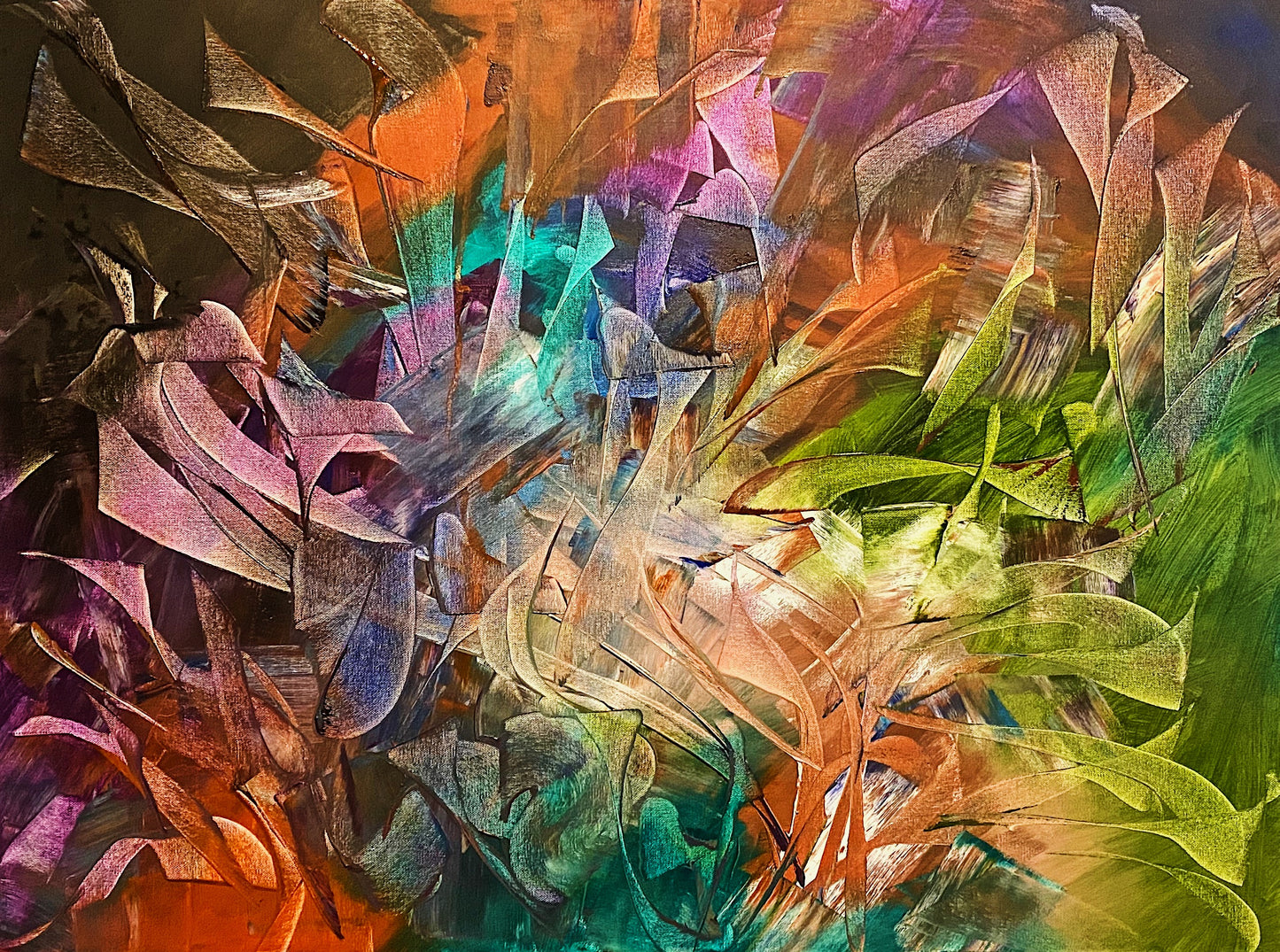 About Chaos and Creation, 40" x 30"